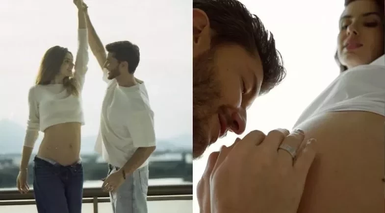 Camila Queiroz e Klebber Toledo anunciam primeira gravidez: “O amor da nossa vida”