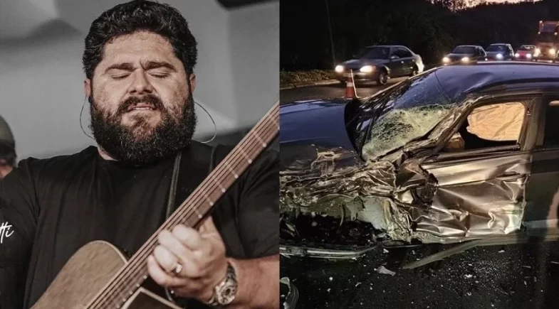 Fabiano, da dupla com César Menotti, sofre acidente e capota carro