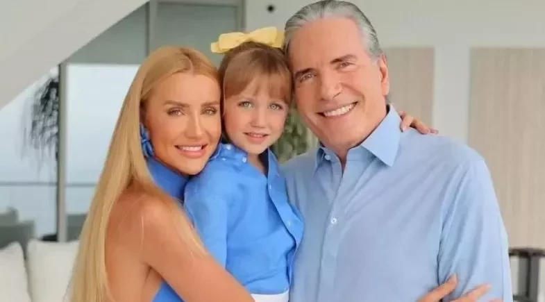 Roberto Justus e esposa processam autores de ataques contra filha de 5 anos