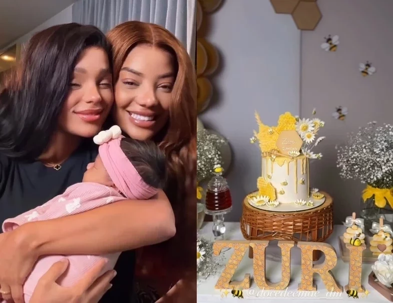 Ludmilla e Brunna Gonçalves celebram 2º mêsversário de Zuri: “É tanto amor”