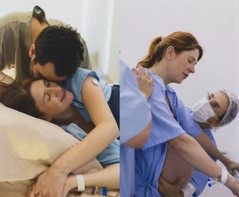 Nasce Bernardo, primeiro filho de Dani Calabresa: “Melhor sensação”