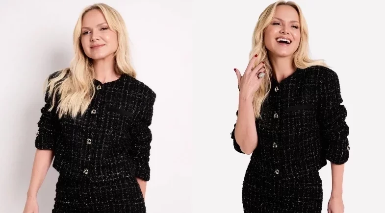 Eliana exibe alça da calcinha no Saia Justa: “Às vezes uso, às vezes não”