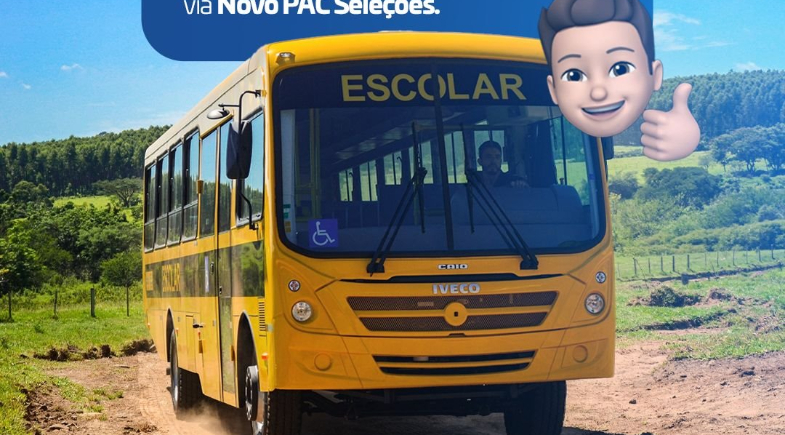 Manoel Emídio será contemplado com novo ônibus escolar através do Novo PAC Seleções