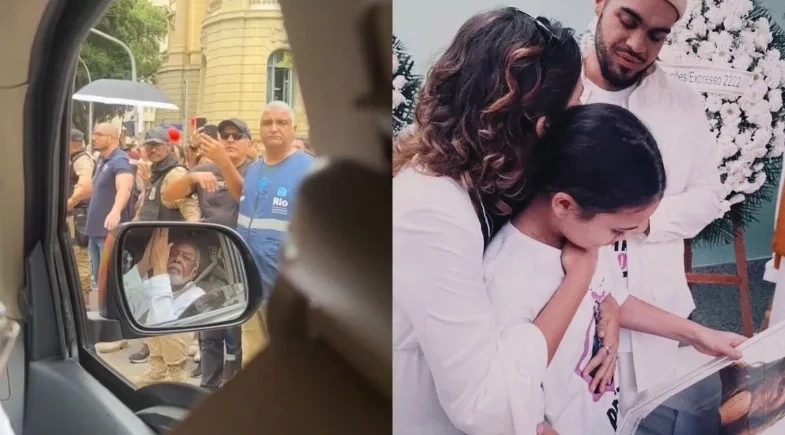 Sobrinha de Preta Gil compartilha reação comovente de Gilberto Gil no cortejo; assista