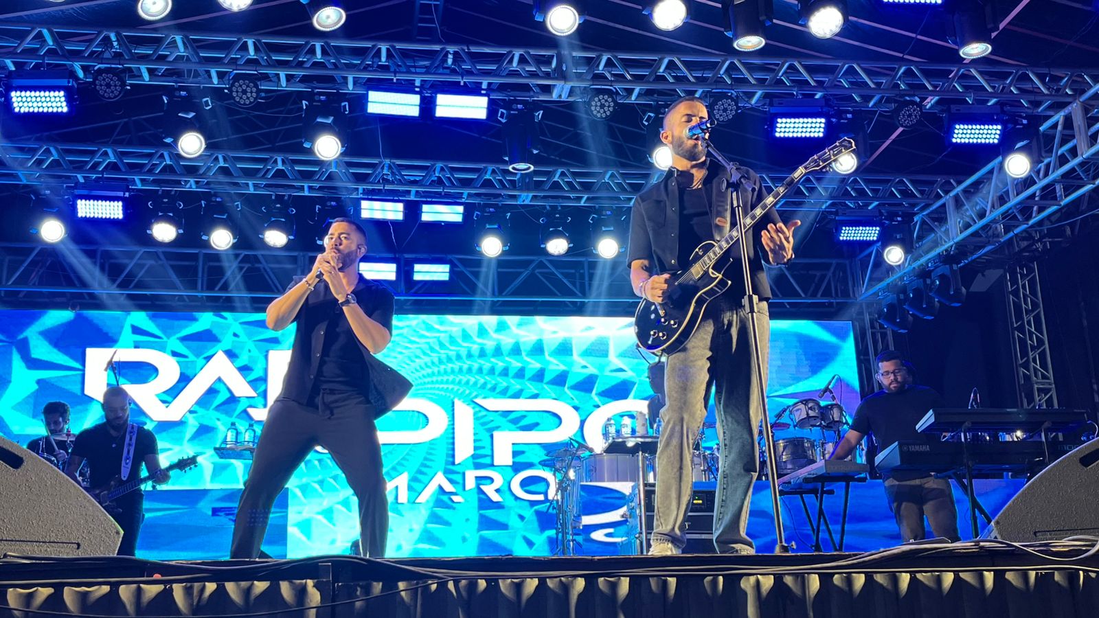 Rafa e Pipo Marques no palco do Urufolia 2025 - Foto: Eliaquim de Paula/Meionews.com