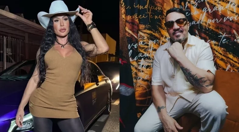 Gracyanne Barbosa reencontra Belo no aniversário da ex-sogra; vídeo!