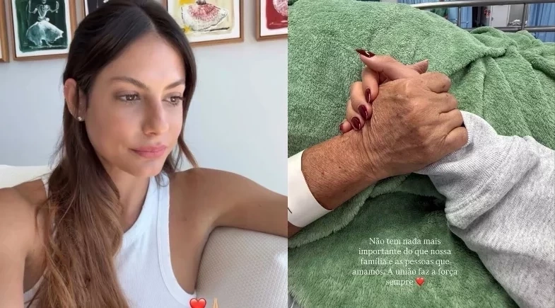 Mari Gonzalez aparece abalada após mãe passar por procedimento delicado