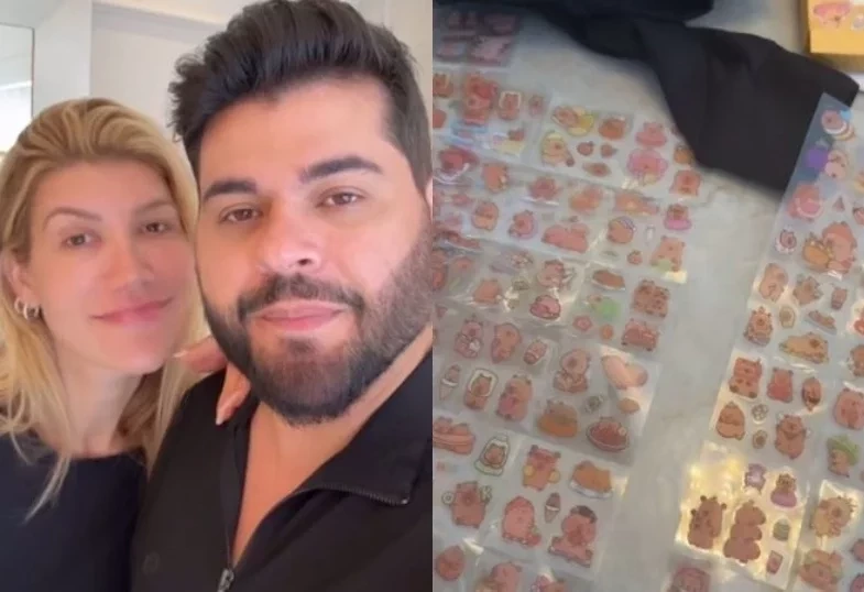 Cristiano, da dupla com Zé Neto, faz alerta após filha ganhar adesivos