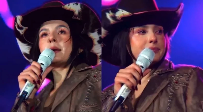 Ana Castela vai às lágrimas durante show após rumores de aposentadoria