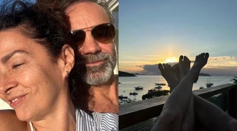 Claudia Ohana posa com diretor de cinema e aumenta rumores de affair