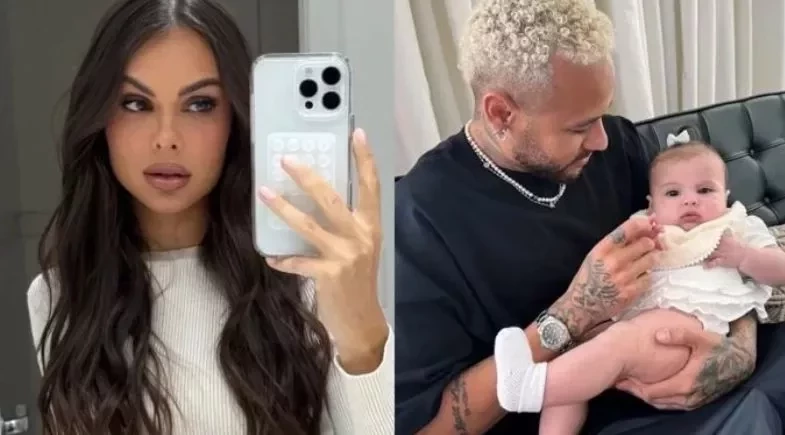 Irmã de Amanda Kimberlly debocha de rumores sobre pensão de Neymar para a filha Helena