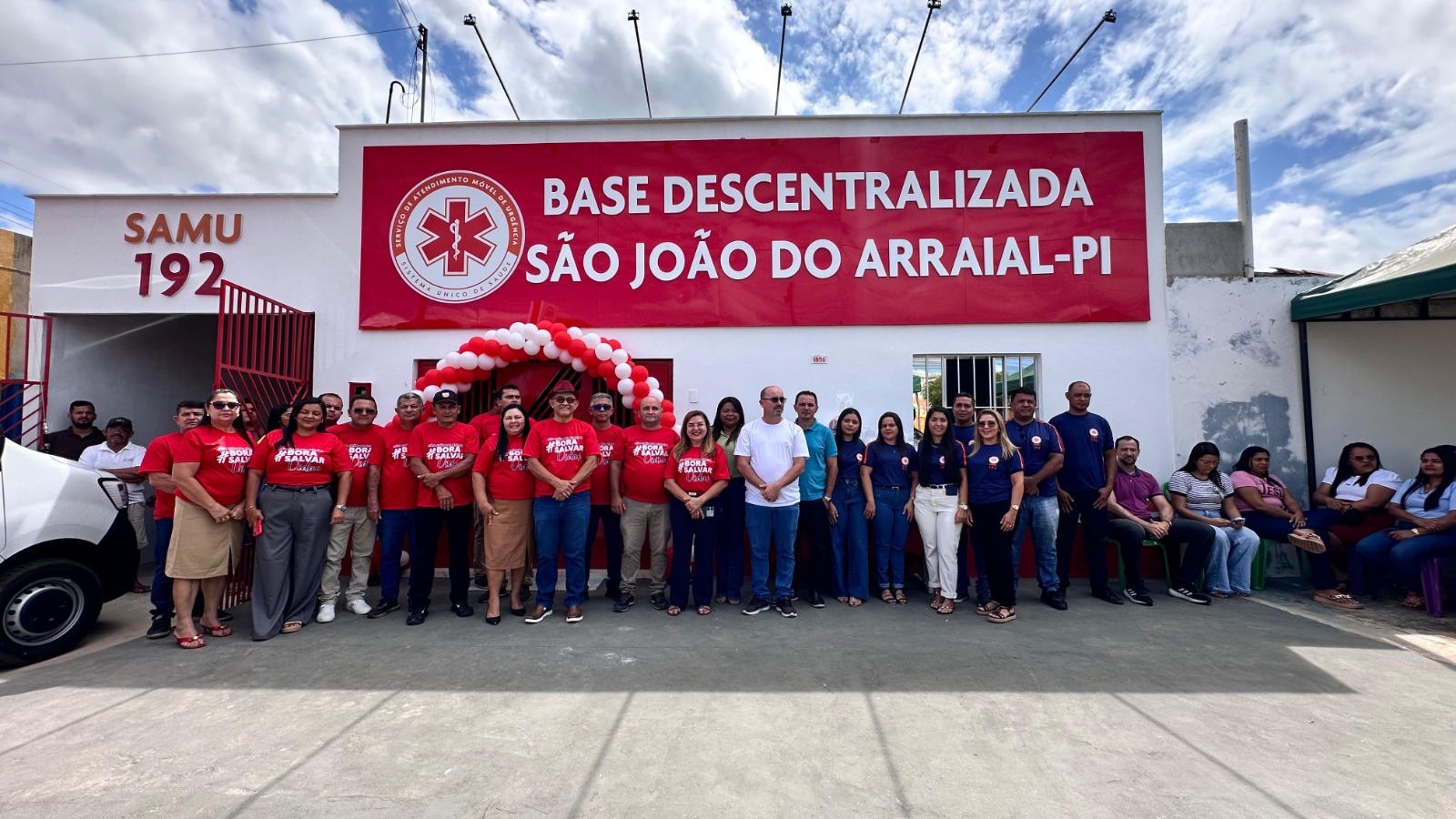 Prefeito Abdoral Melo inaugura base descentralizada do SAMU em São João do Arraial - Imagem 1