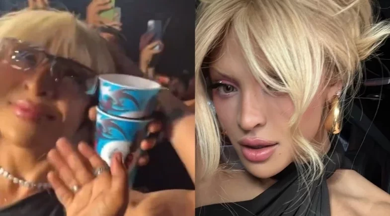 Pabllo Vittar reage a puxão de cabelo durante show em Recife