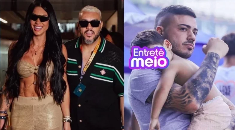 Namorada de Belo vai buscar filho após recusa de ex em entregá-lo