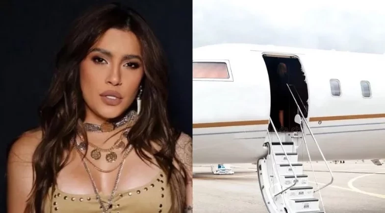 Avião de Lauana Prado faz pouso de emergência após porta abrir no ar: ‘’Susto grande’’