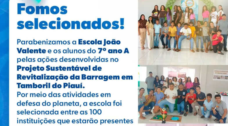 Escola João Valente é destaque na IV Conferência Estadual Infantojuvenil pelo Meio Ambiente
