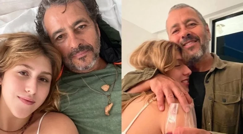 Filha de Marcos Palmeira e Amora Mautner faz rara aparição com o pai