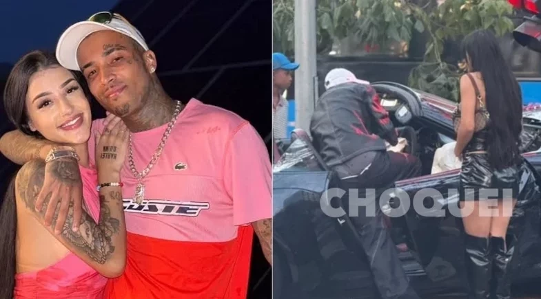 Gato Preto e Bia Miranda sofrem acidente de carro em São Paulo