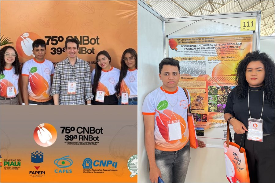 Estudantes de Francinópolis representam o município em Congresso Nacional de Botânica - Imagem 2