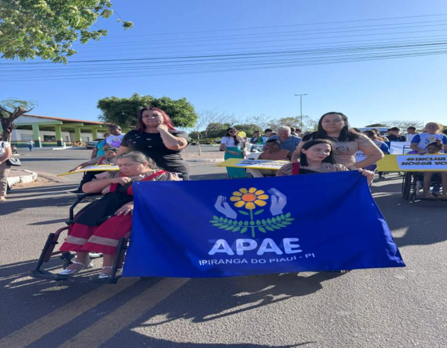 Ipiranga realiza caminhada alusiva a Semana Nacional da Pessoa com Deficiência