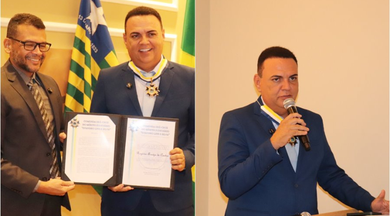 Prefeito Rogério Castro recebe a Comenda “Evandro Lins e Silva” durante solenidade da Justiça Federal em São Raimundo Nonato