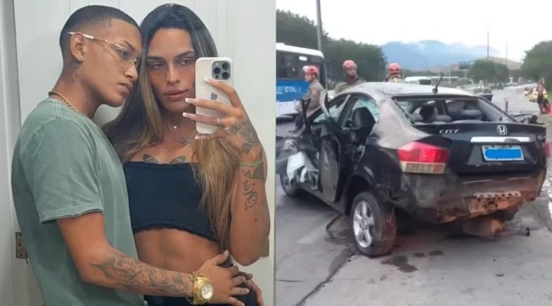 Marido da influenciadora Samara Mapoua morre em acidente de carro no Rio