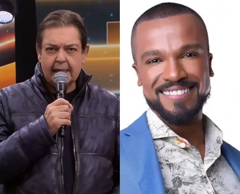 Faustão se confunde e faz Pix errado de R$ 100 mil para Alexandre Pires