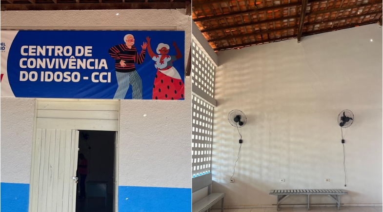 Centro de Convivência do Idoso é reformado e será reaberto em Manoel Emídio com nova programação