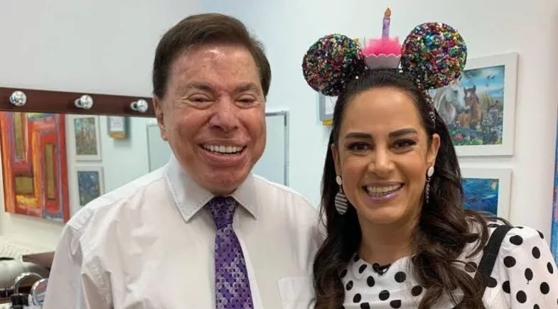 Silvia Abravanel se emociona com primeiro Dia dos Pais sem Silvio Santos