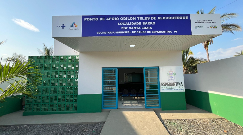 Prefeitura de Esperantina irá inaugurar Ponto de Apoio à Saúde na localidade Barro