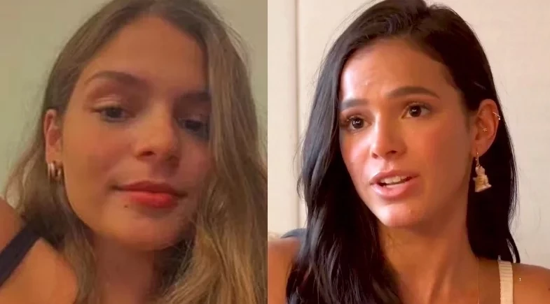 Irmã de Marquezine é flagrada de mãos dadas com ex de Anitta após show em SP