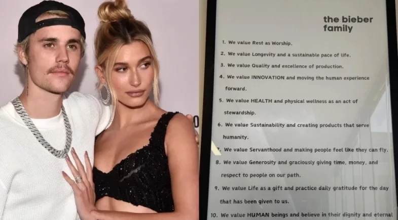 Justin Bieber divulga 'regras' de sua família em meio a rumores de crise