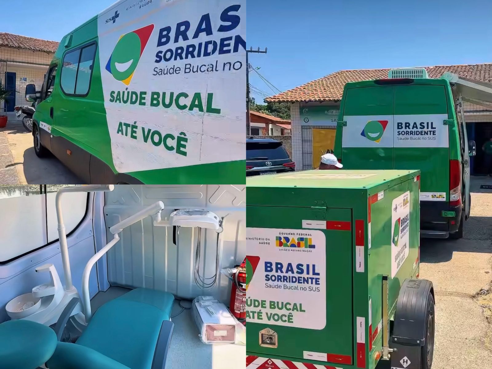 Unidade Odontológica Móvel (UOM) - Foto: Secretaria Municipal de Saúde de Ilha Grande