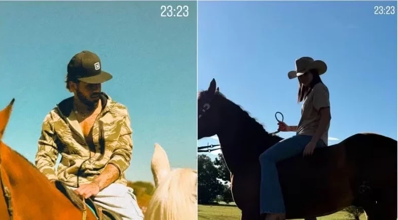 Zé Felipe e Ana Castela levantam rumores de affair após posts iguais