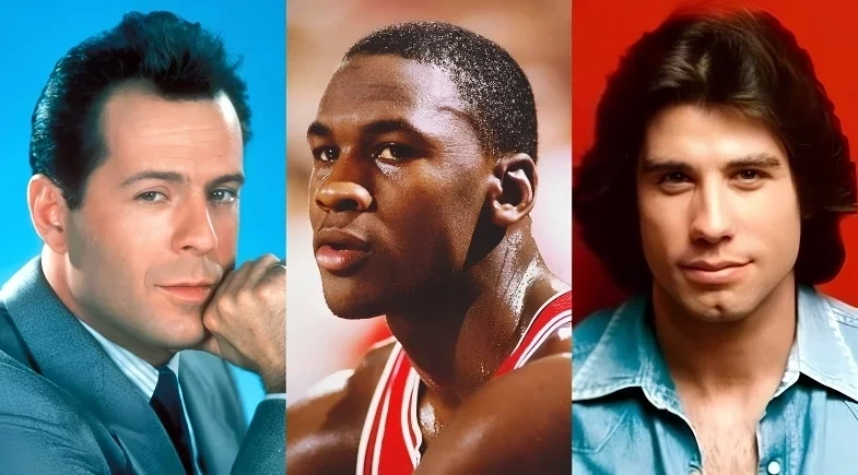 Antes da careca: confira fotos raras de celebridades com cabelo