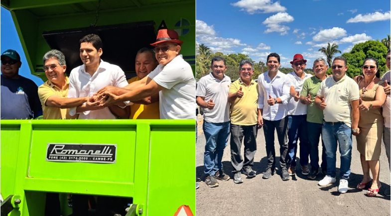 Prefeito Abdoral Melo acompanha visita técnica do Diretor do DER em estrada que liga São João a Matias Olímpio