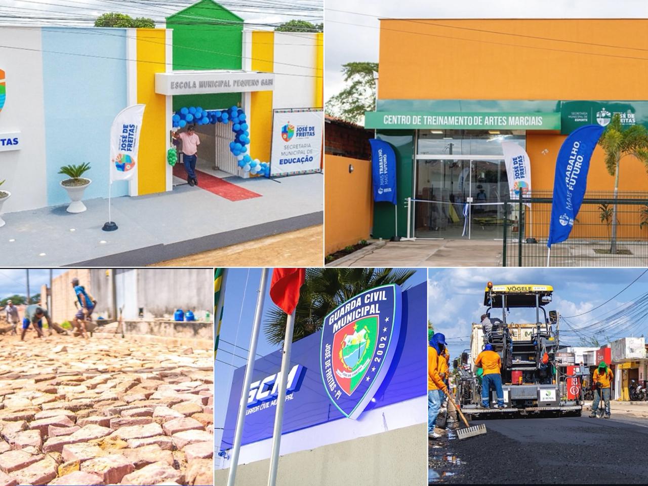 Obras entregues no município de José de Freitas em 2025
