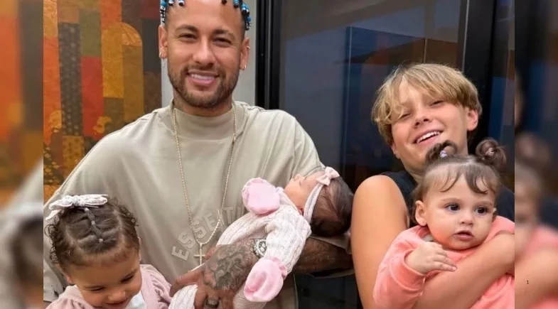 Neymar derrete corações ao mostrar nova foto da filha caçula, Mel