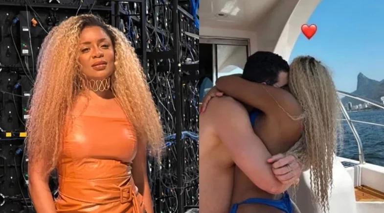 Cariucha posa ao lado de homem misterioso; saiba quem é!