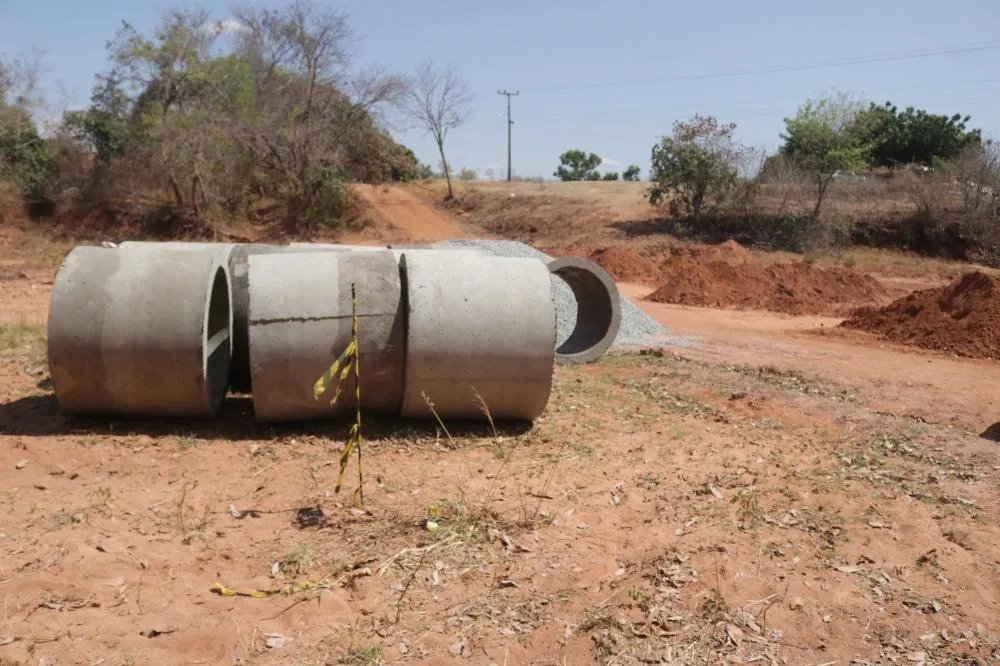 Começam escavações para construção da ponte sobre o Riacho do Pico, na comunidade Barreiro - Imagem 1