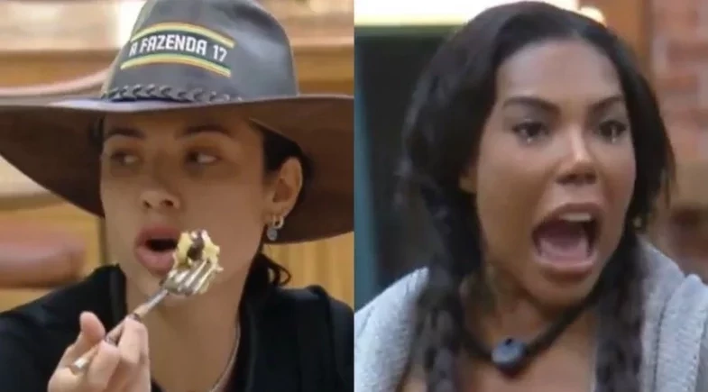 A Fazenda 17: Rayane e Carol brigam feio em dia de formação de Roça