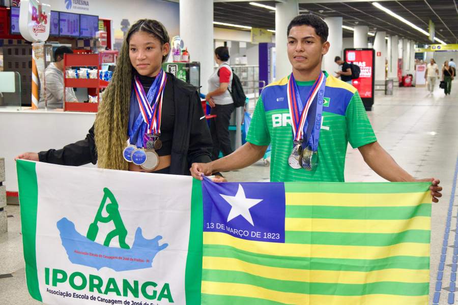 Atletas de José de Freitas se destacam na canoagem internacional e são recebidos com festa em Teresina - Imagem 1