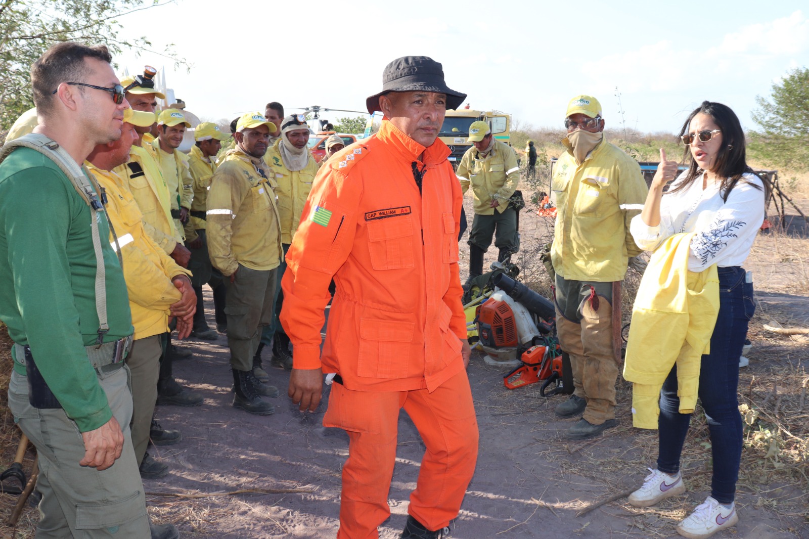 Equipes creem que incêndio no Corredor Ecológico Serra da Capivara será controlado nos próximos dias - Imagem 1