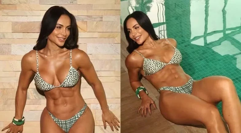 Aline Mineiro enlouquece a web em fotos de biquíni: ''Design de corpão''