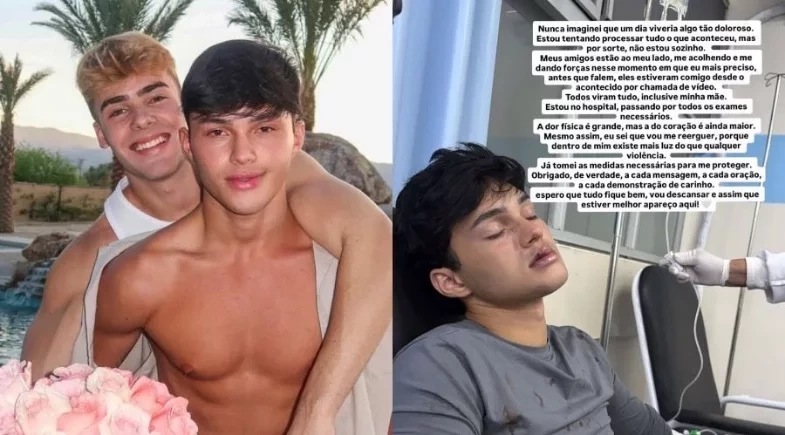 Luan Alencar quebra o silêncio após ser agredido por Caio Cerqueira: “Nunca imaginei”