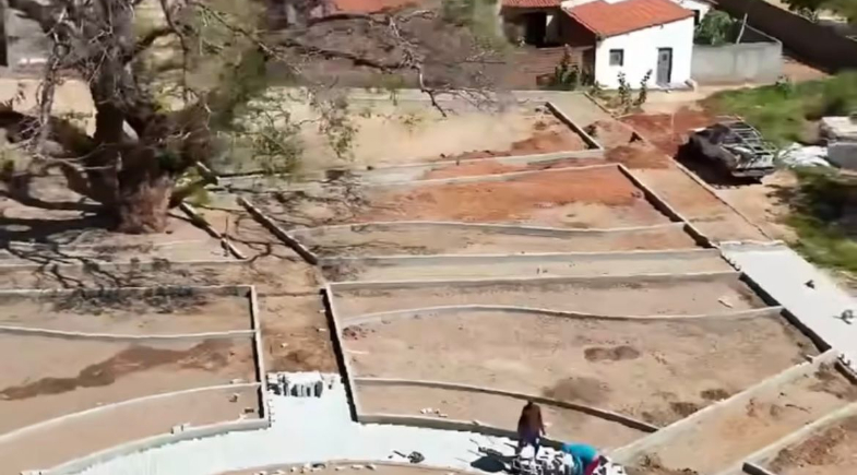 Prefeitura de Itainópolis realiza visita técnica em obras da Praça da 'rua de cima'