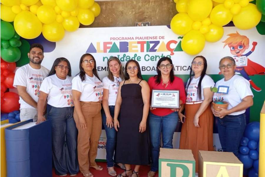 Secretaria de Educação de Lagoa Alegre é homenageada pelo Programa Piauiense de Alfabetização - Imagem 1