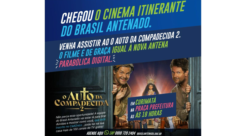  Curimatá recebe Cinema Itinerante 