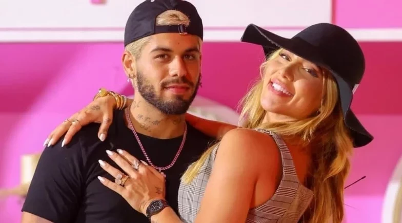 Zé Felipe chama atenção nas redes ao manter adesivo de Virginia Fonseca em notebook; veja