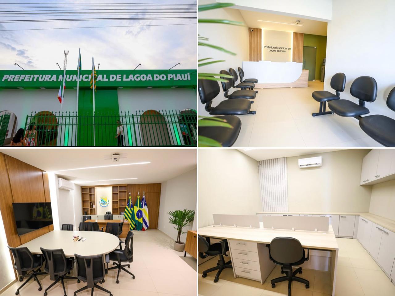 Entrega de reforma e reestruturação da sede da prefeitura - Foto: Prefeitura de Lagoa do Piauí